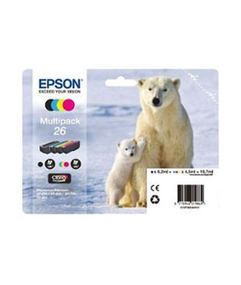 Pack Tinteiros Epson 26 4...