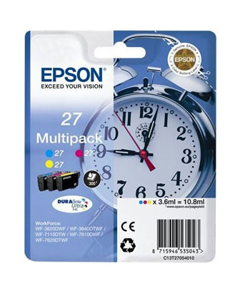 Pack Tinteiros Epson 27 3...