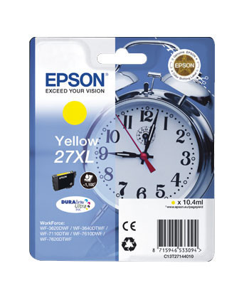 Tinteiro Epson 27XL Amarelo...