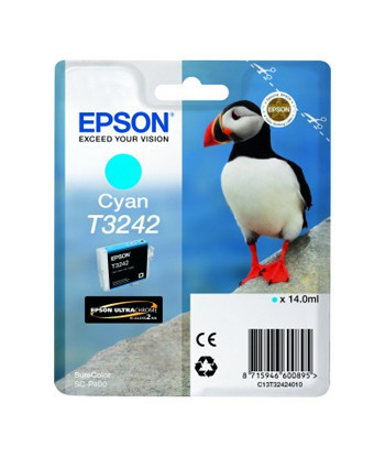 Tinteiro Epson T3242 Azul...