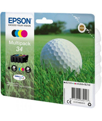 Pack Tinteiros Epson 34 4...