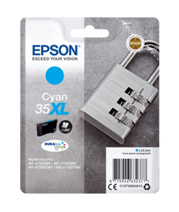 Tinteiro Epson 35XL Azul...