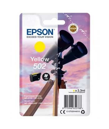 Tinteiro Epson 502 Amarelo...