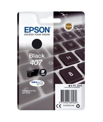 Tinteiro Epson 407 Preto...