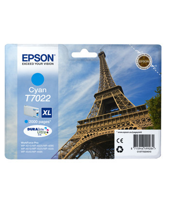 Tinteiro Epson T7022 Azul...