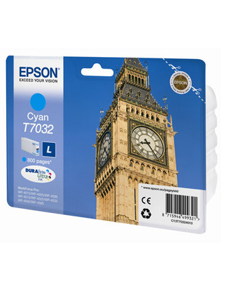 Tinteiro Epson T7032 Azul...