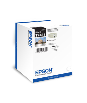 Tinteiro Epson T7431 Preto...