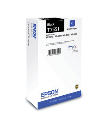 Tinteiro Epson T7551 Preto...