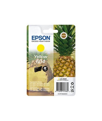 Tinteiro Epson 604 Amarelo...