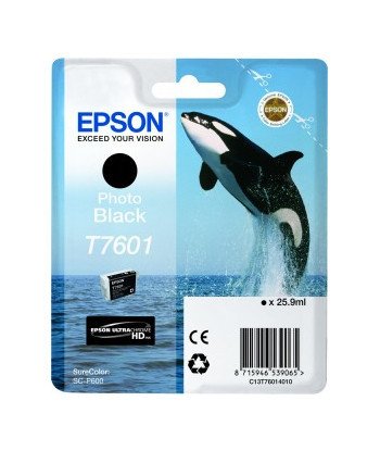 Tinteiro Epson T7601 Preto...