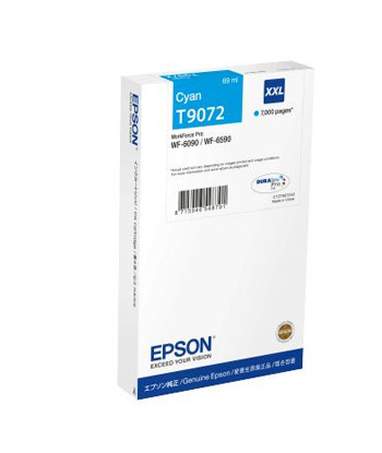 Tinteiro Epson T9072 Azul...