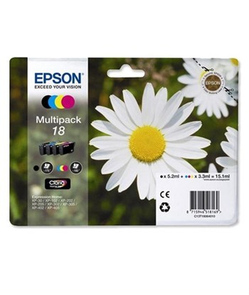 Pack Tinteiros Epson 18 4...