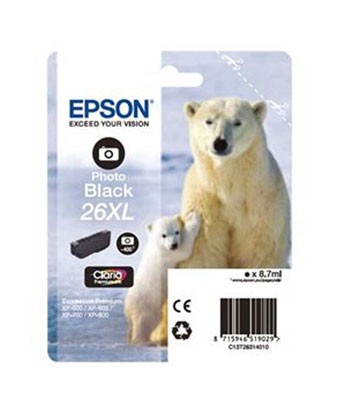 Tinteiro Epson 26XL Preto...