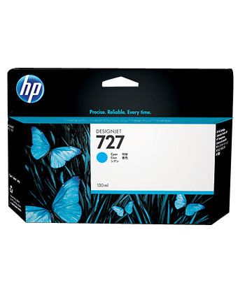 Tinteiro HP 727 Azul B3P19A...