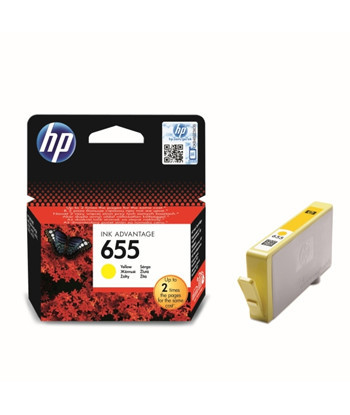 Tinteiro HP 655 Amarelo...