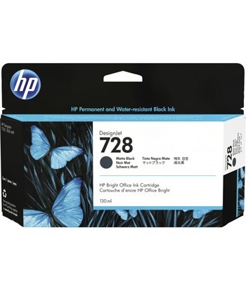 Tinteiro HP 728 Preto Matte...