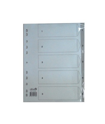 Separadores A4 Plástico...