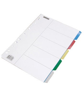 Separadores A4 Plástico...