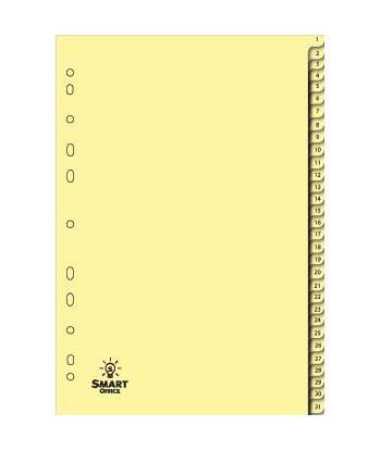 Separadores A4 Cartolina...