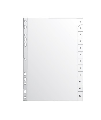 Separadores A4 Plástico...