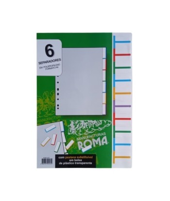 Separadores A4 Plástico...