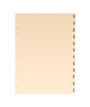 Separadores A4 Cartolina 12...