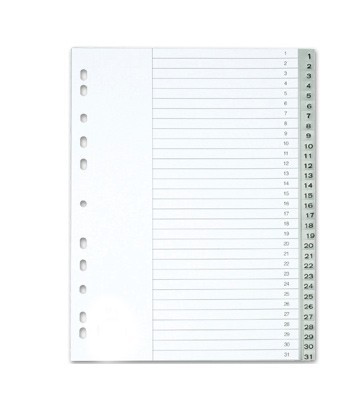 Separadores A4 Plástico...