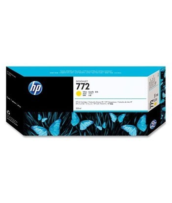 Tinteiro HP 772 Amarelo...