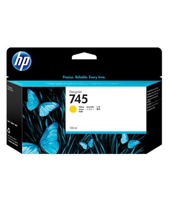 Tinteiro HP 745 Amarelo...