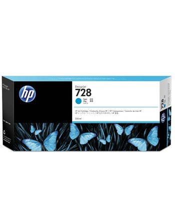 Tinteiro HP 728 Azul F9K17A...