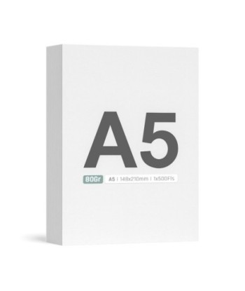 Papel 080gr Fotocopia A5...