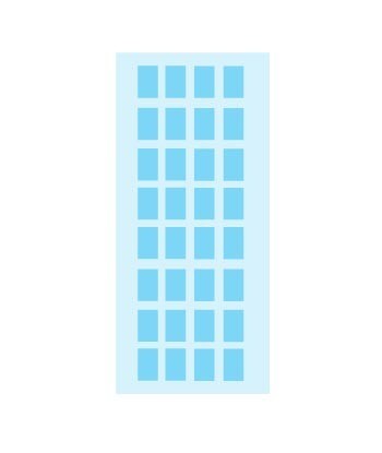 Etiquetas 012x018mm 5Fls...