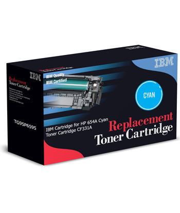 Toner IBM para HP 654A Azul...