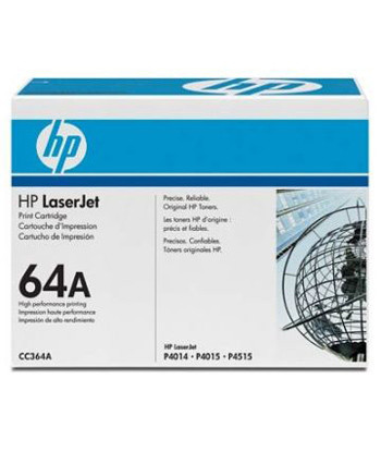 Toner HP 64A Preto CC364A...