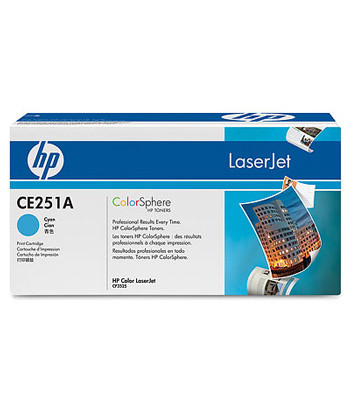 Toner HP 504A Azul CE251A...