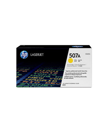 Toner HP 507A Amarela...