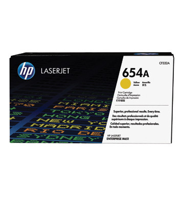 Toner HP 654A Amarelo...