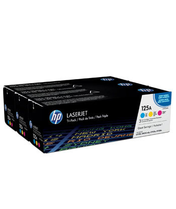 Pack Toners HP 125A 3 Cores...