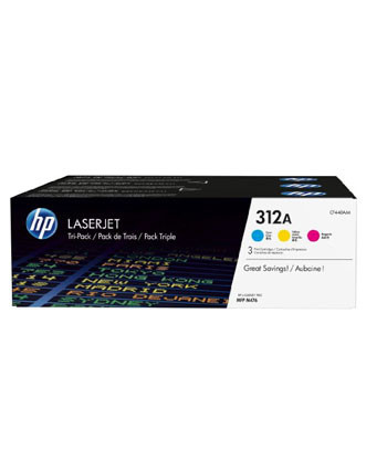 Pack Toners HP 312A 3 Cores...