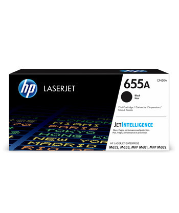 Toner HP 655A Preto CF450A...