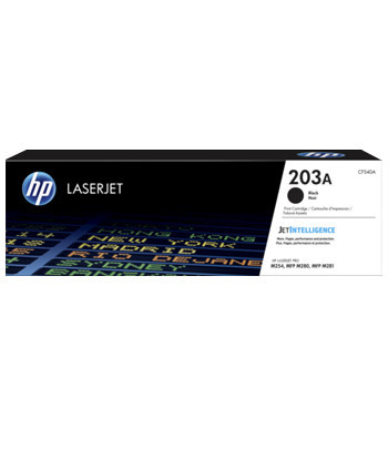 Toner HP 203A Preto CF540A...