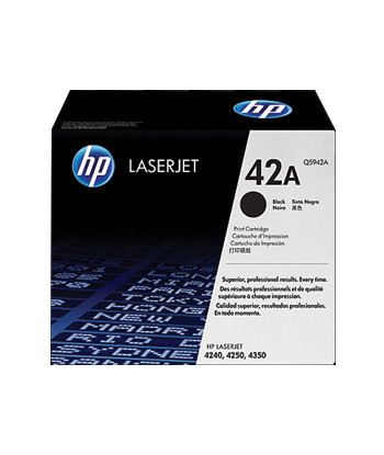 Toner HP 42A Preto Q5942A...