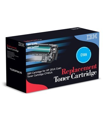 Toner IBM para HP 201A Azul...