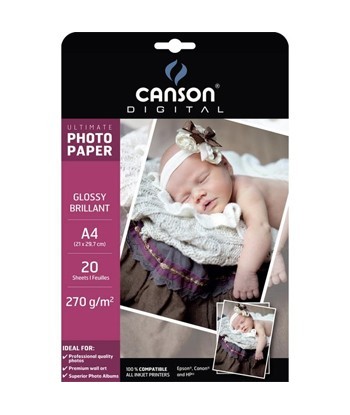 Papel A4 270g Fotográfico...