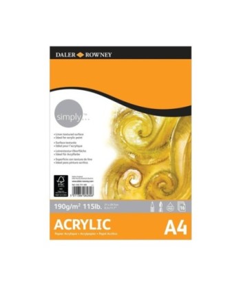 Bloco Papel Acrílico Daler...