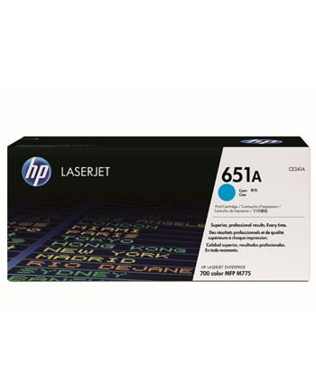 Toner HP 651A Azul CE341A...