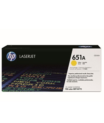 Toner HP 651A Amarelo...