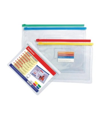 Bolsa A4 Fecho Correr Flexível