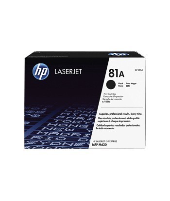 Toner HP 81A Preto CF281A...