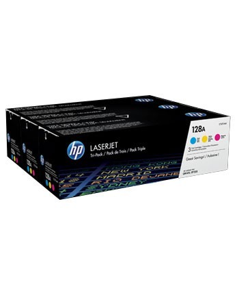 Pack Toners HP 128A 3 Cores...